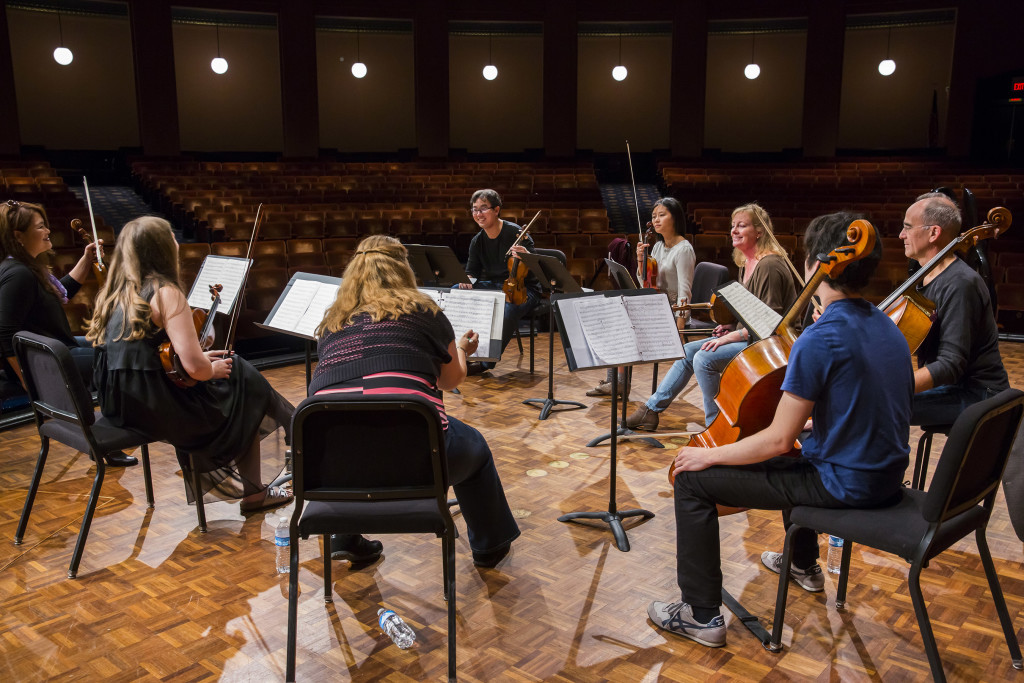 New York Philharmonic at Univeristy of Michigan, Ann Arbor Residency, 10/08/15. Photo by Chris Lee
